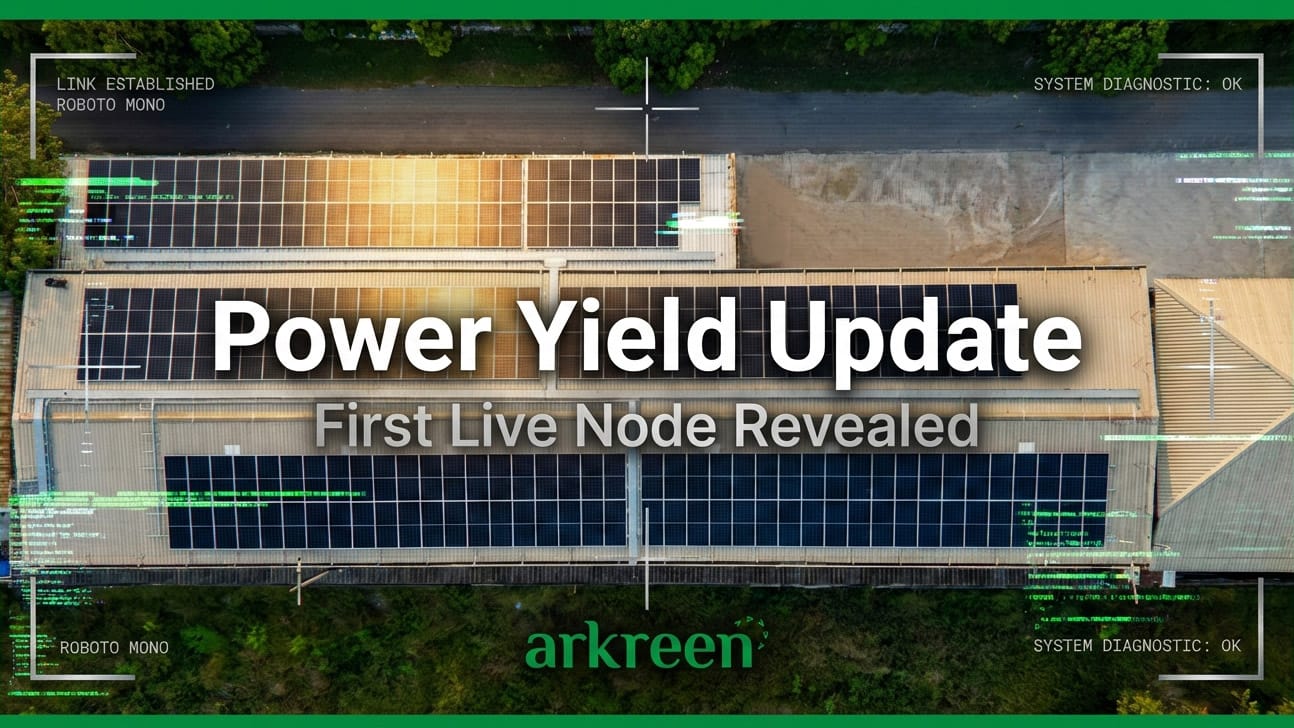 Power Yield update, first live node revealed: a 300 kW power station in Thailand